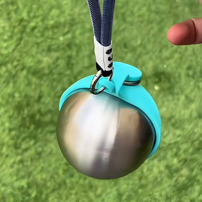 Foldable Stainless Steel Pet Water Bottle with Hanging Rope