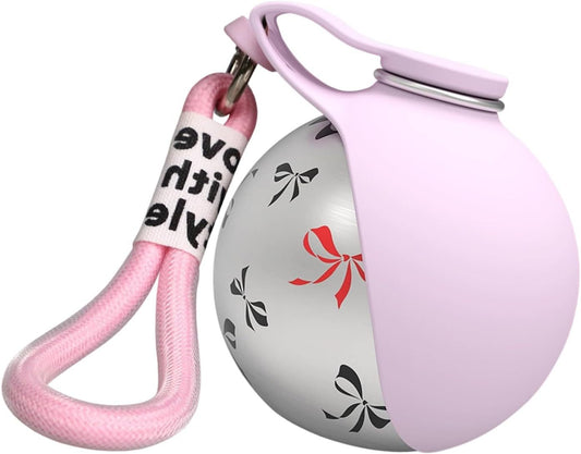 Foldable Stainless Steel Pet Water Bottle with Sling