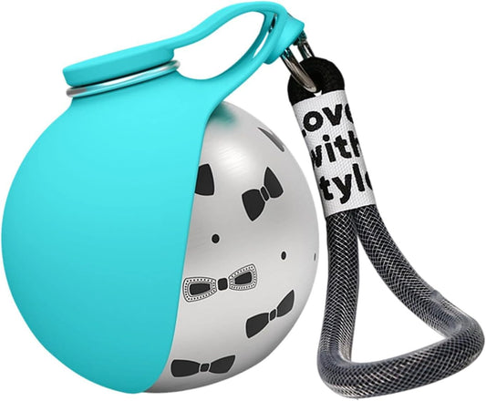 Foldable Stainless Steel Pet Water Bottle with Sling