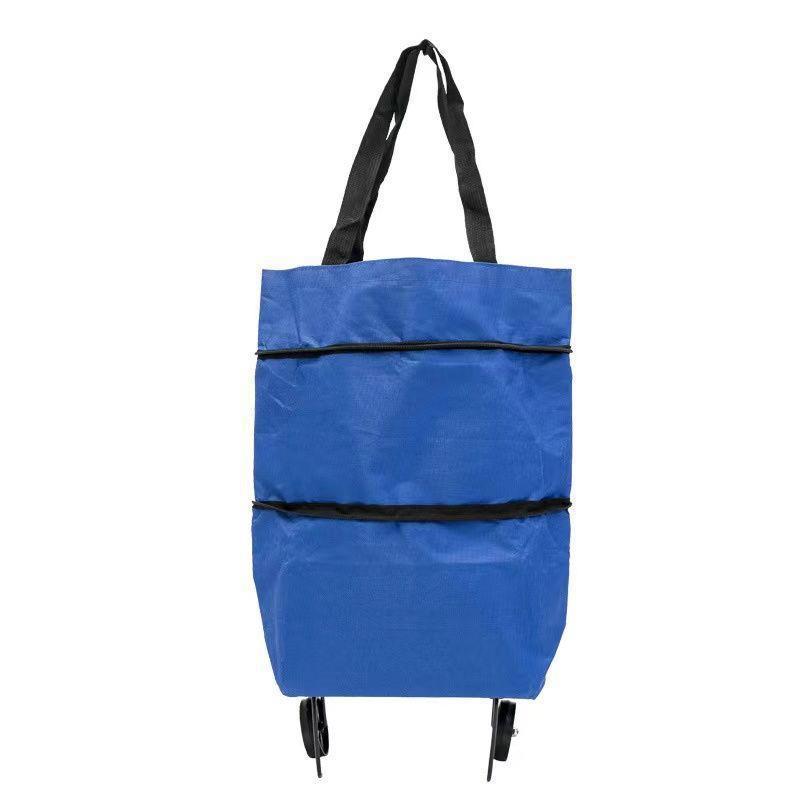 Foldable Stainless Steel Shopping Trolley