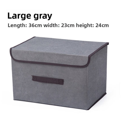 Foldable Storage Box with Flip Cover