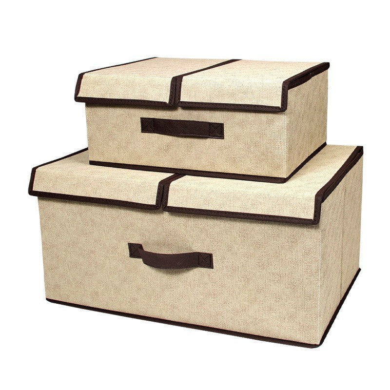 Foldable Storage Box with Flip Cover