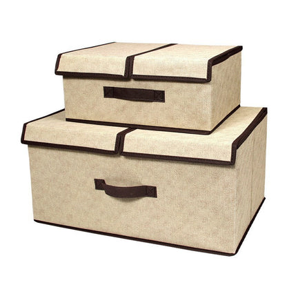 Foldable Storage Box with Flip Cover