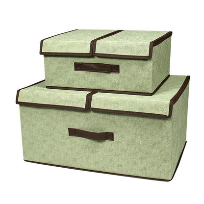 Foldable Storage Box with Flip Cover