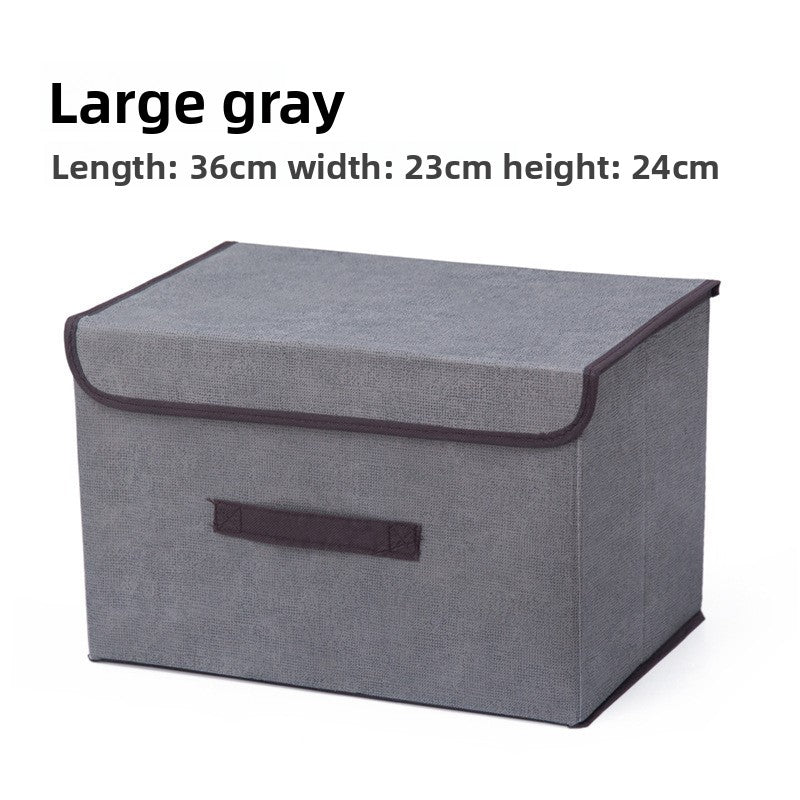 Foldable Storage Box with Flip Cover