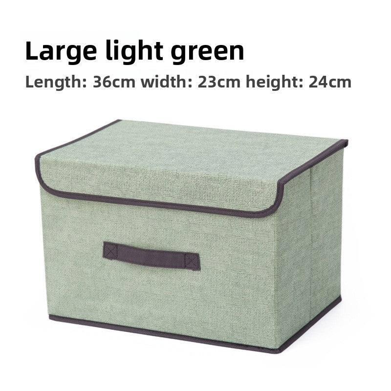 Foldable Storage Box with Flip Cover