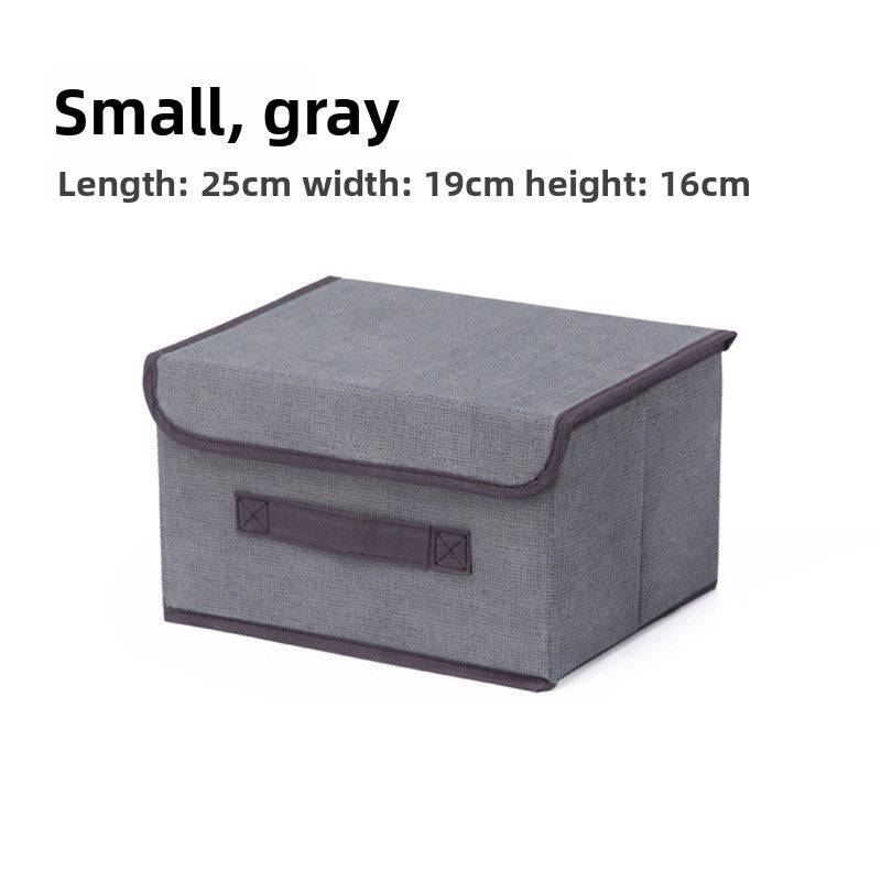 Foldable Storage Box with Flip Cover