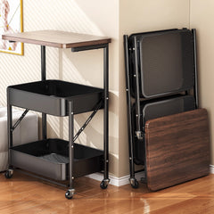 Obsidian Black 3-Tier Foldable