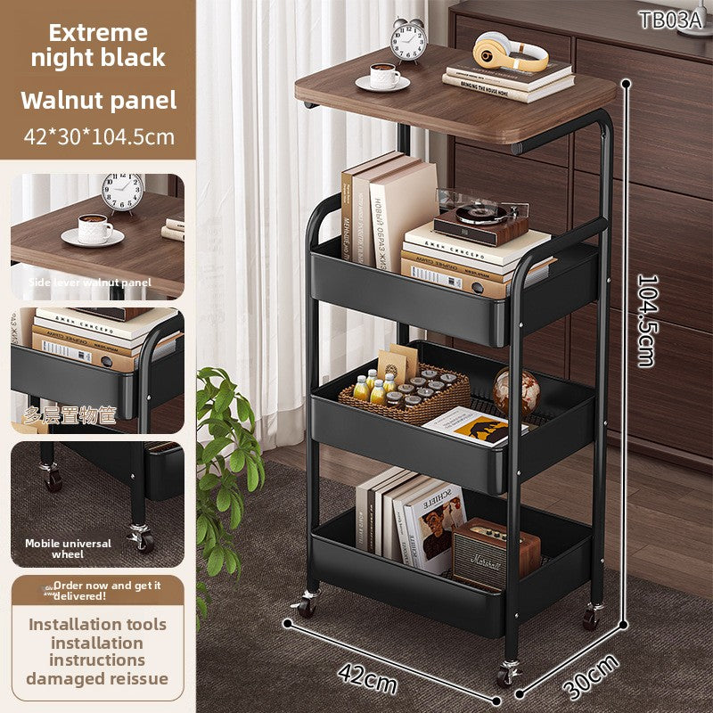 Foldable Storage Rack with Wheels