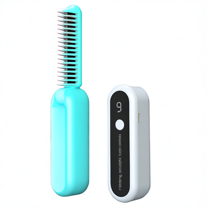 Foldable straight hair comb