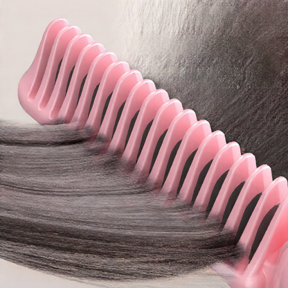 Foldable straight hair comb