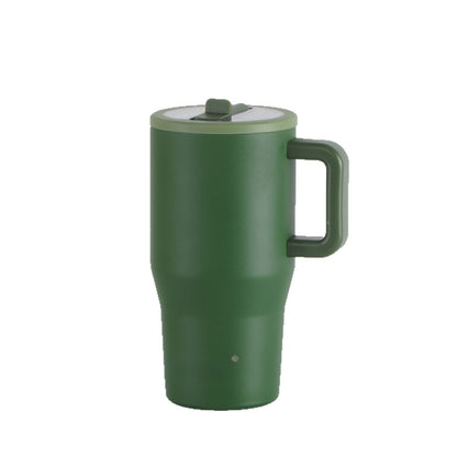 Foldable Straw Insulated Stainless Steel Cup