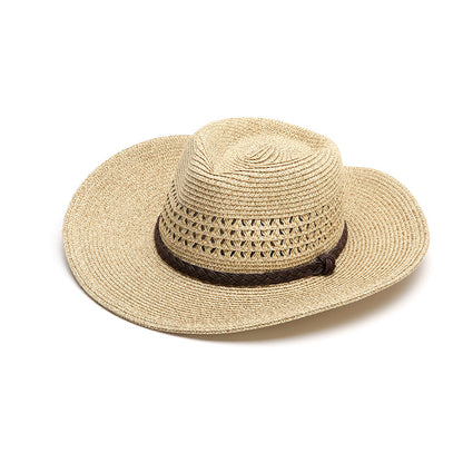 Foldable Straw Sun Hat for Outdoor Beach