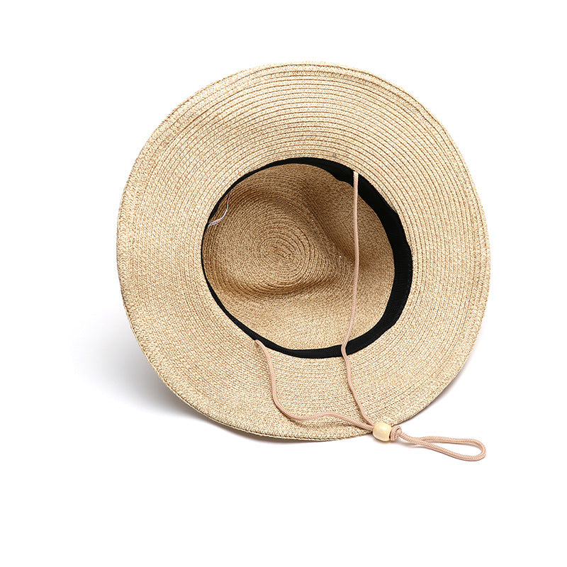 Foldable Straw Sun Hat for Outdoor Beach