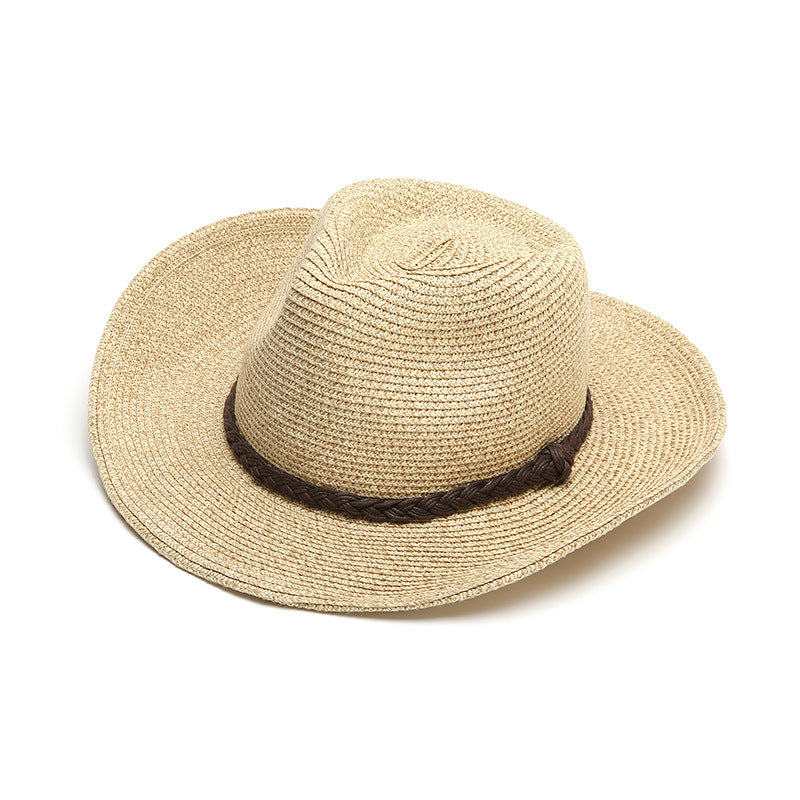 Foldable Straw Sun Hat for Outdoor Beach