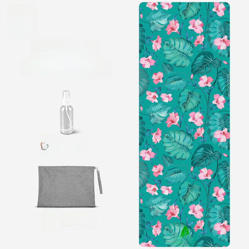 Foldable Suede Yoga Mat