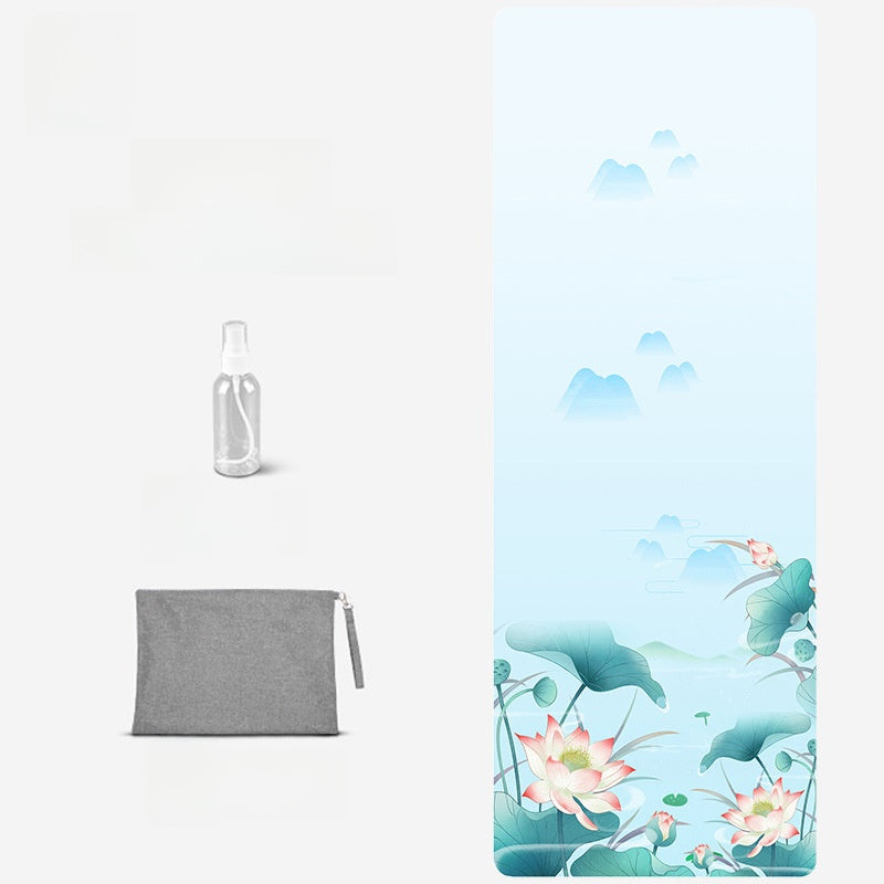 Foldable Suede Yoga Mat