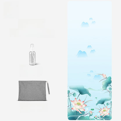 Foldable Suede Yoga Mat