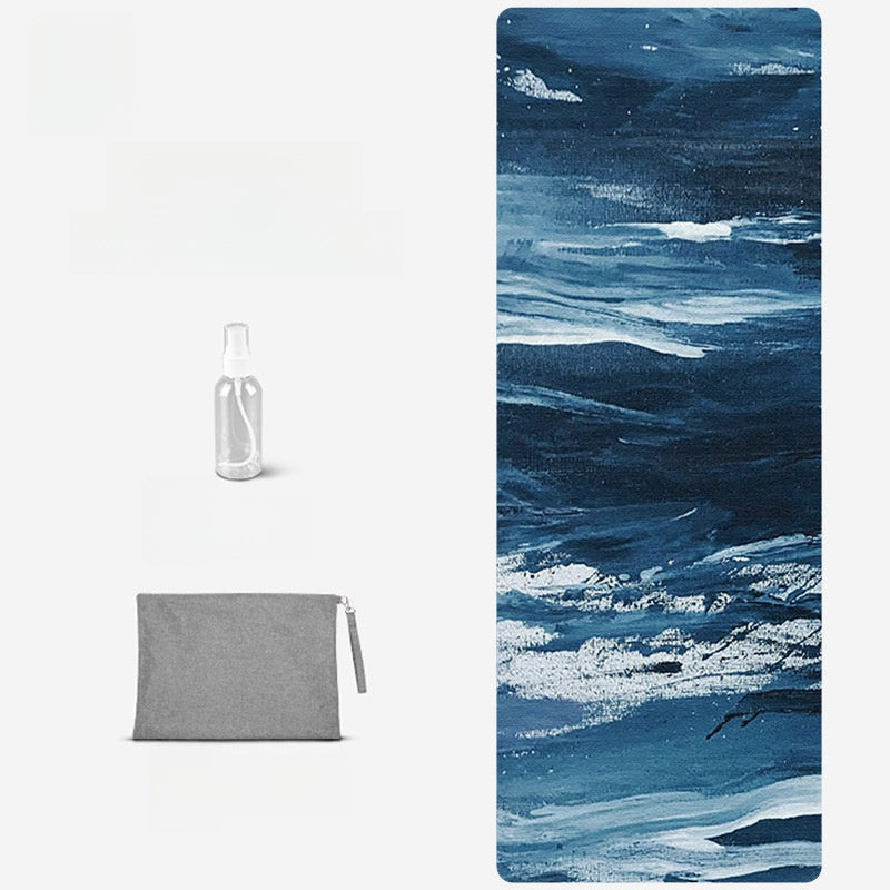 Foldable Suede Yoga Mat