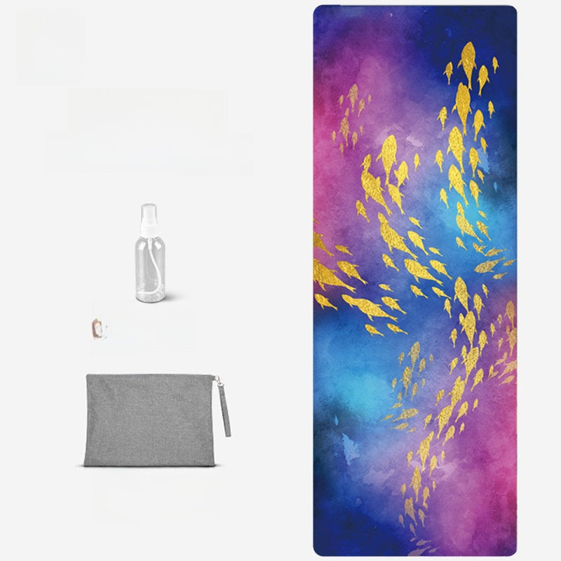 Foldable Suede Yoga Mat