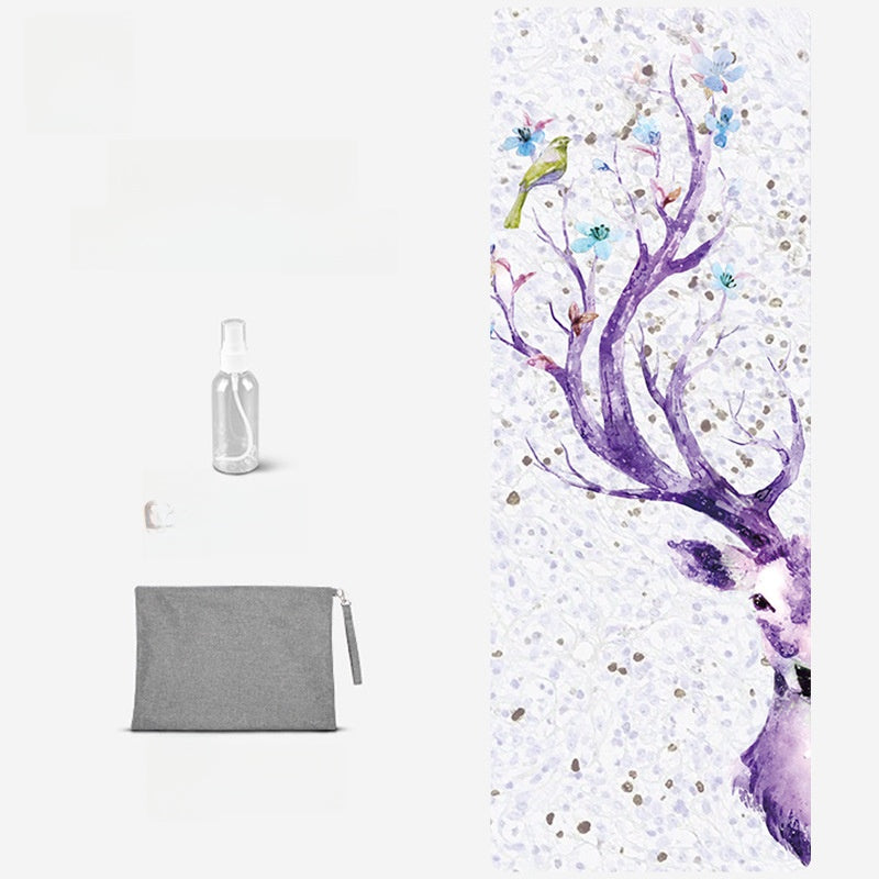 Foldable Suede Yoga Mat