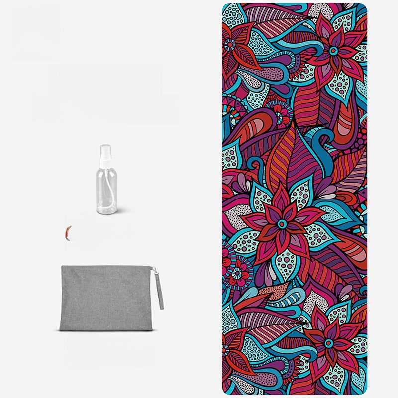 Foldable Suede Yoga Mat