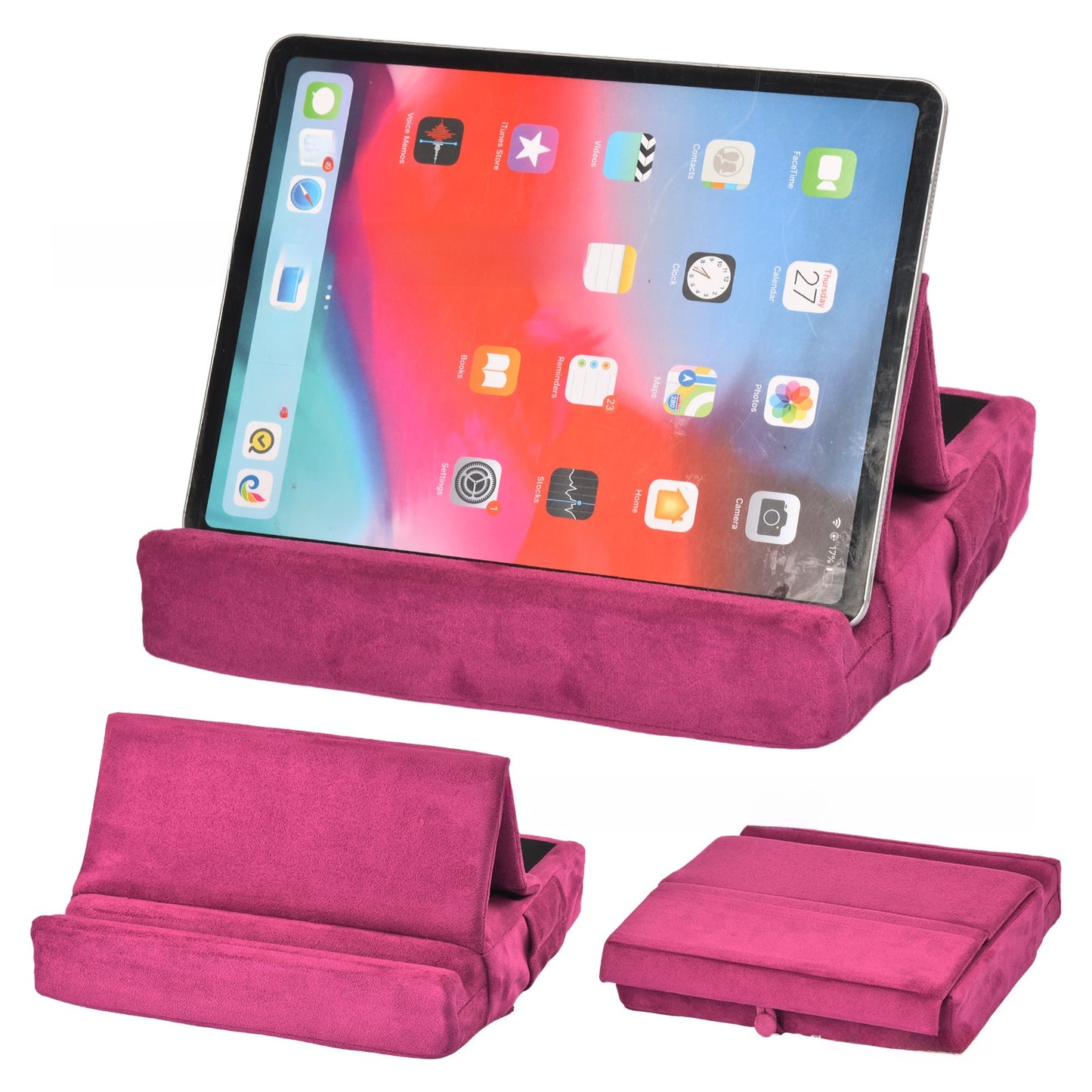 Foldable Tablet Reading Pillow Stand
