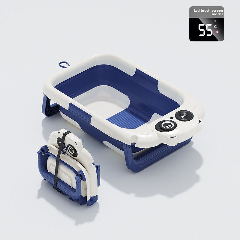 Foldable Temperature-Sensitive Baby Bathtub
