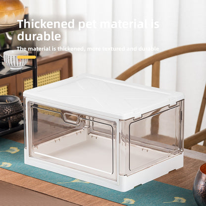 Foldable Transparent Storage Organizer Box