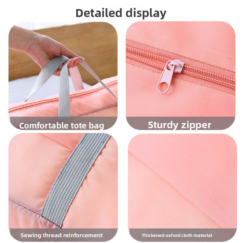 Foldable Travel Clothing Organizer Bag with Trolley Sleeve