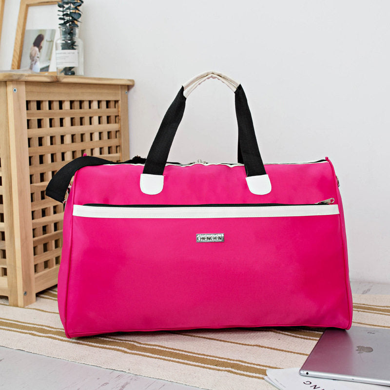 Foldable Travel Luggage Bag with Detachable Strap