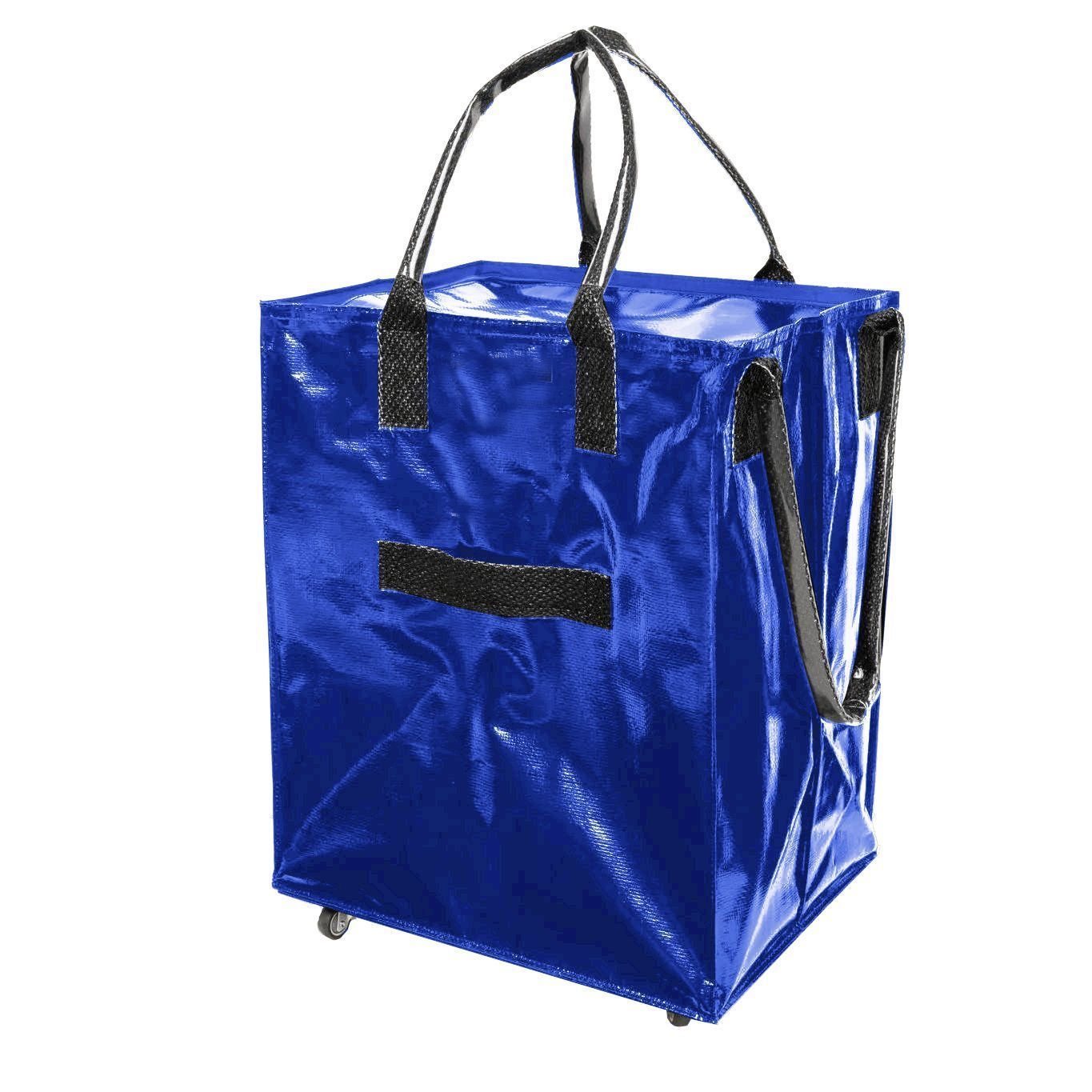 Foldable Trolley Bag with Wheels and Insulation