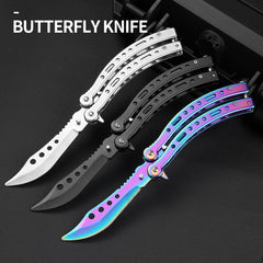 Black four-hole small scimitar