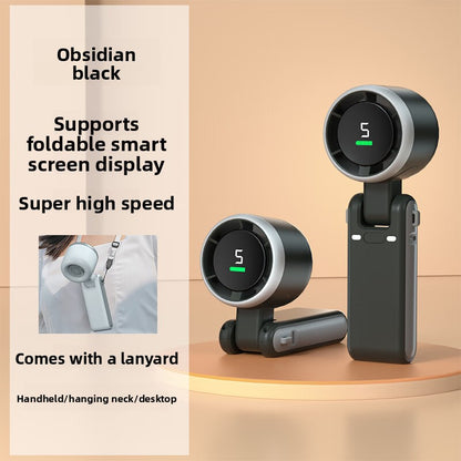 Foldable USB Charging Hanging Neck Fan