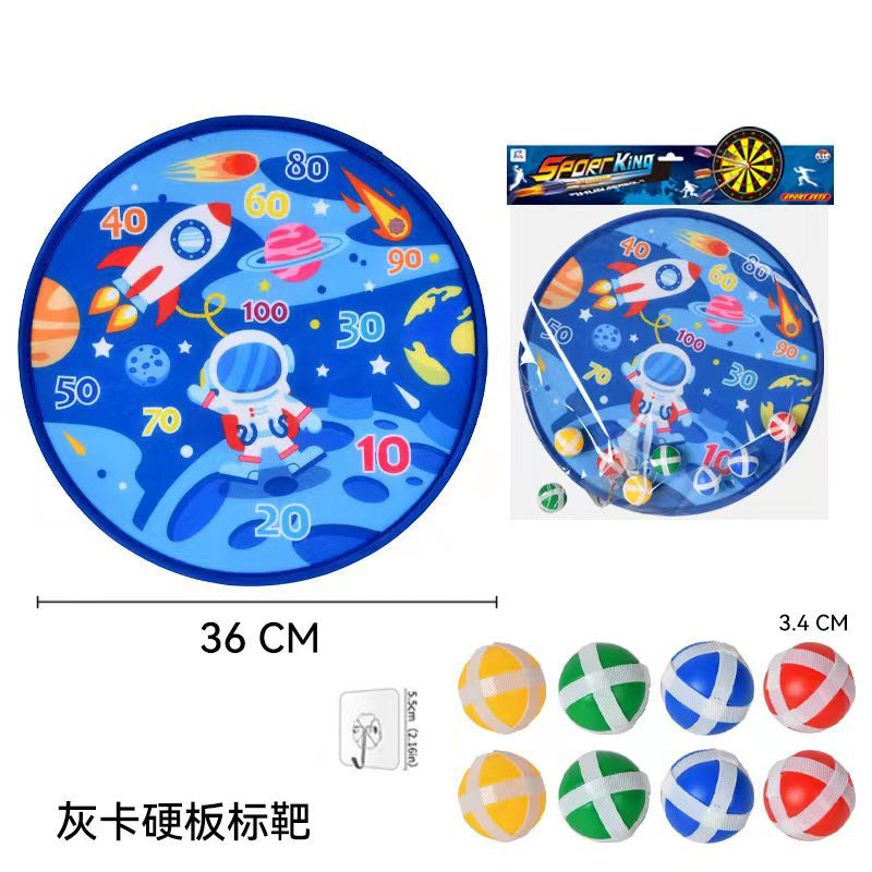 Foldable Velcro Dart Board with Sticky Balls