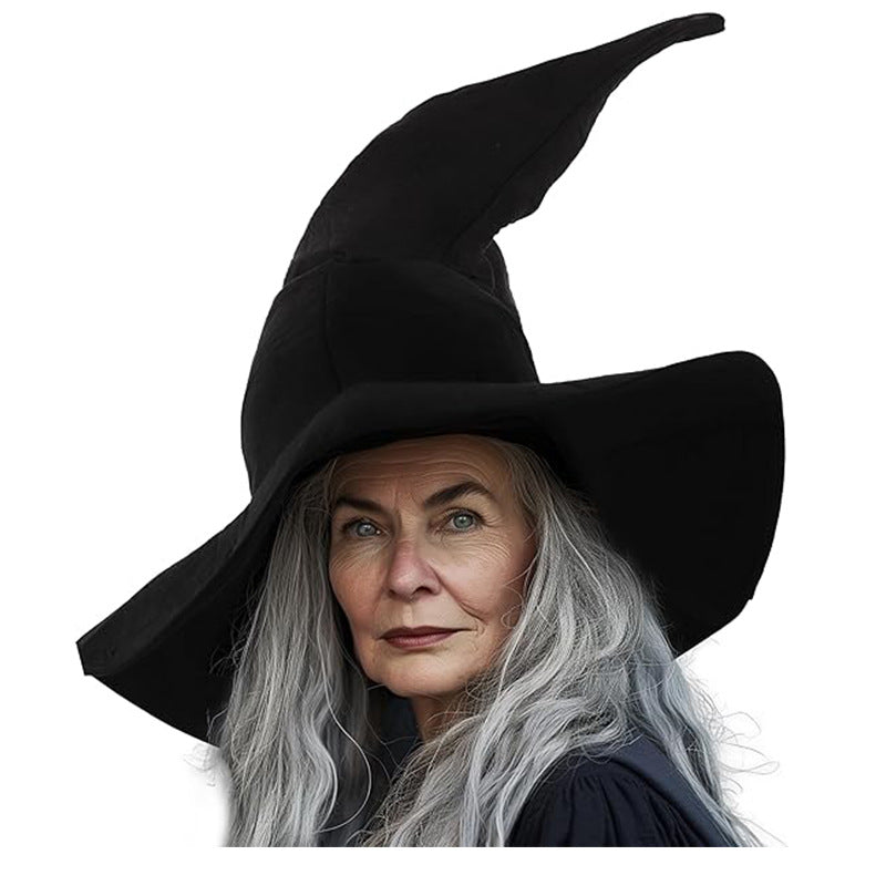 Foldable Velvet Witch Hat