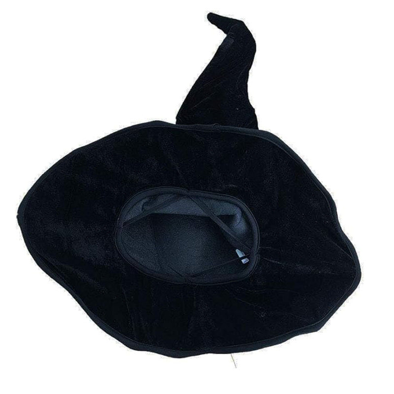 Foldable Velvet Witch Hat