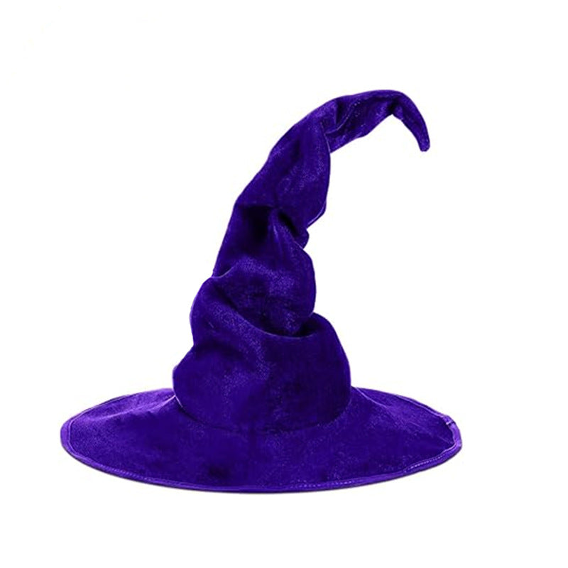Foldable Velvet Witch Hat