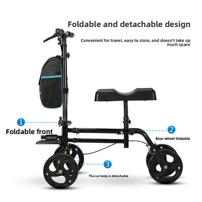 Foldable Walker with Brakes