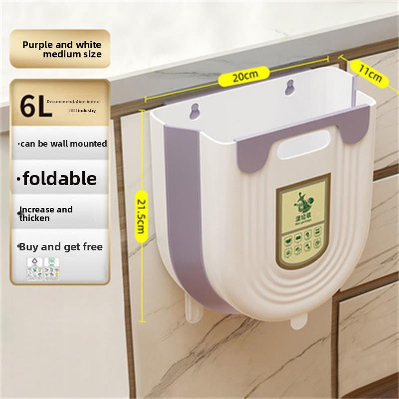 Foldable Wall Mounted Trash Can