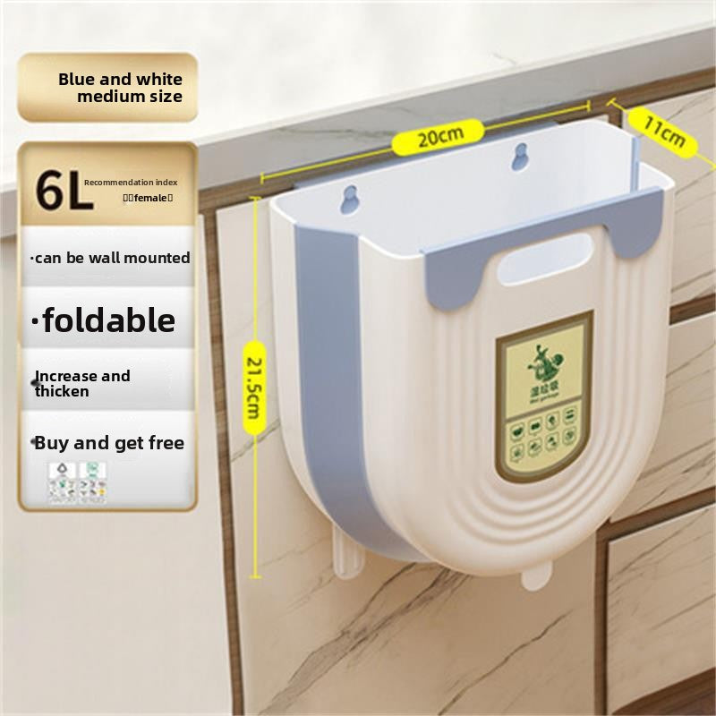 Foldable Wall Mounted Trash Can