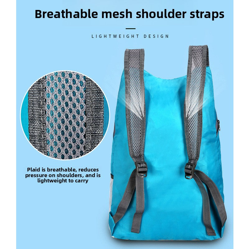 Foldable waterproof backpack