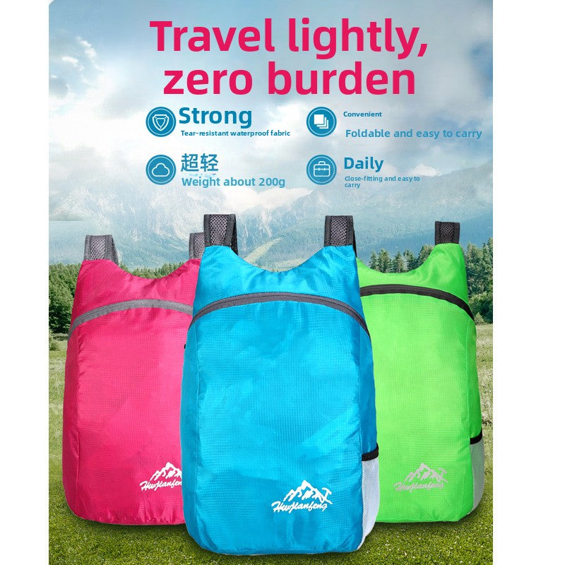 Foldable waterproof backpack