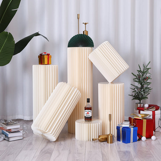 Foldable Wedding Dessert Table Column Decoration Stand