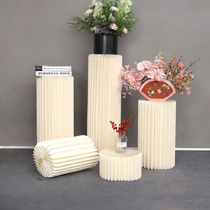 Foldable Wedding Dessert Table Column Decoration Stand