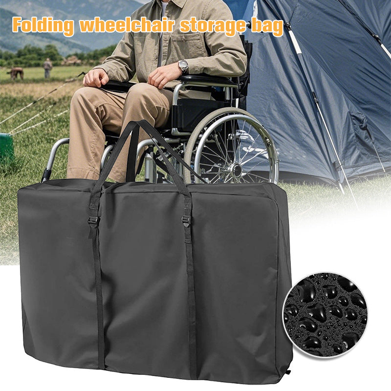 Foldable wheelchair dust cover