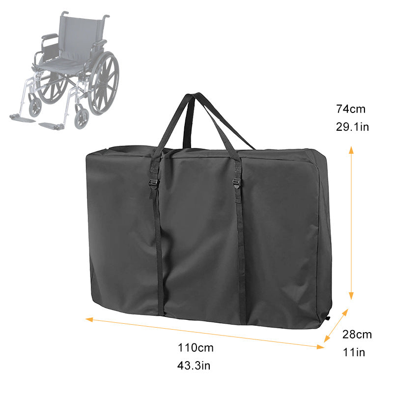 Foldable wheelchair dust cover