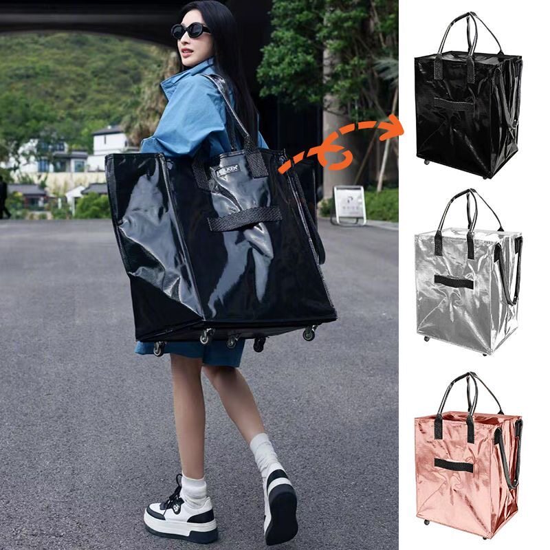 Foldable Wheeled Travel Bag with Insulated Option