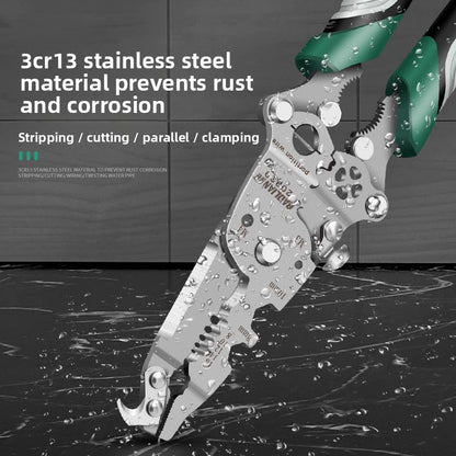 Foldable wire stripper