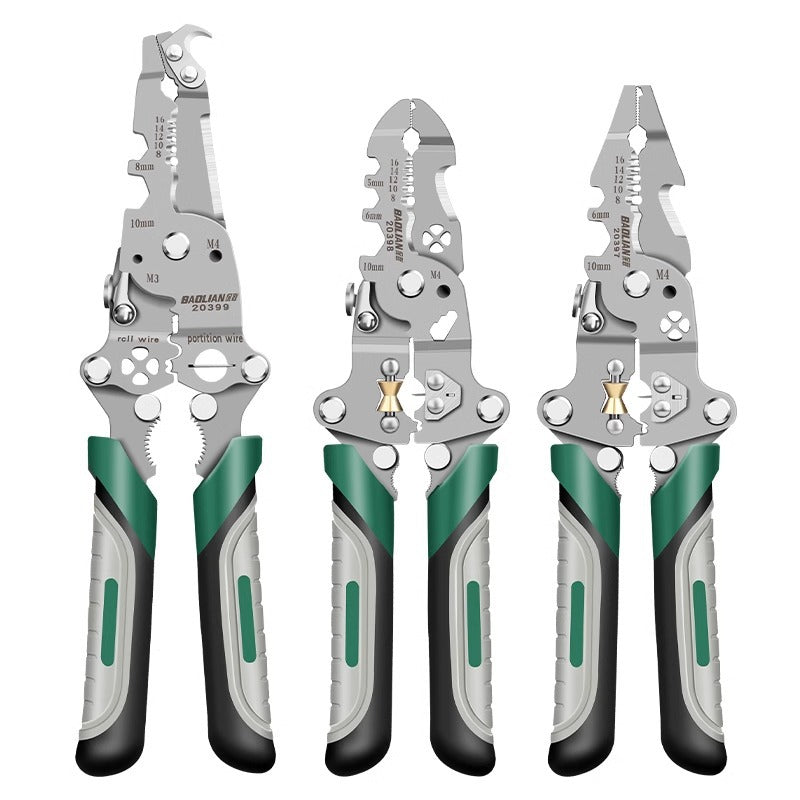 Foldable wire stripper
